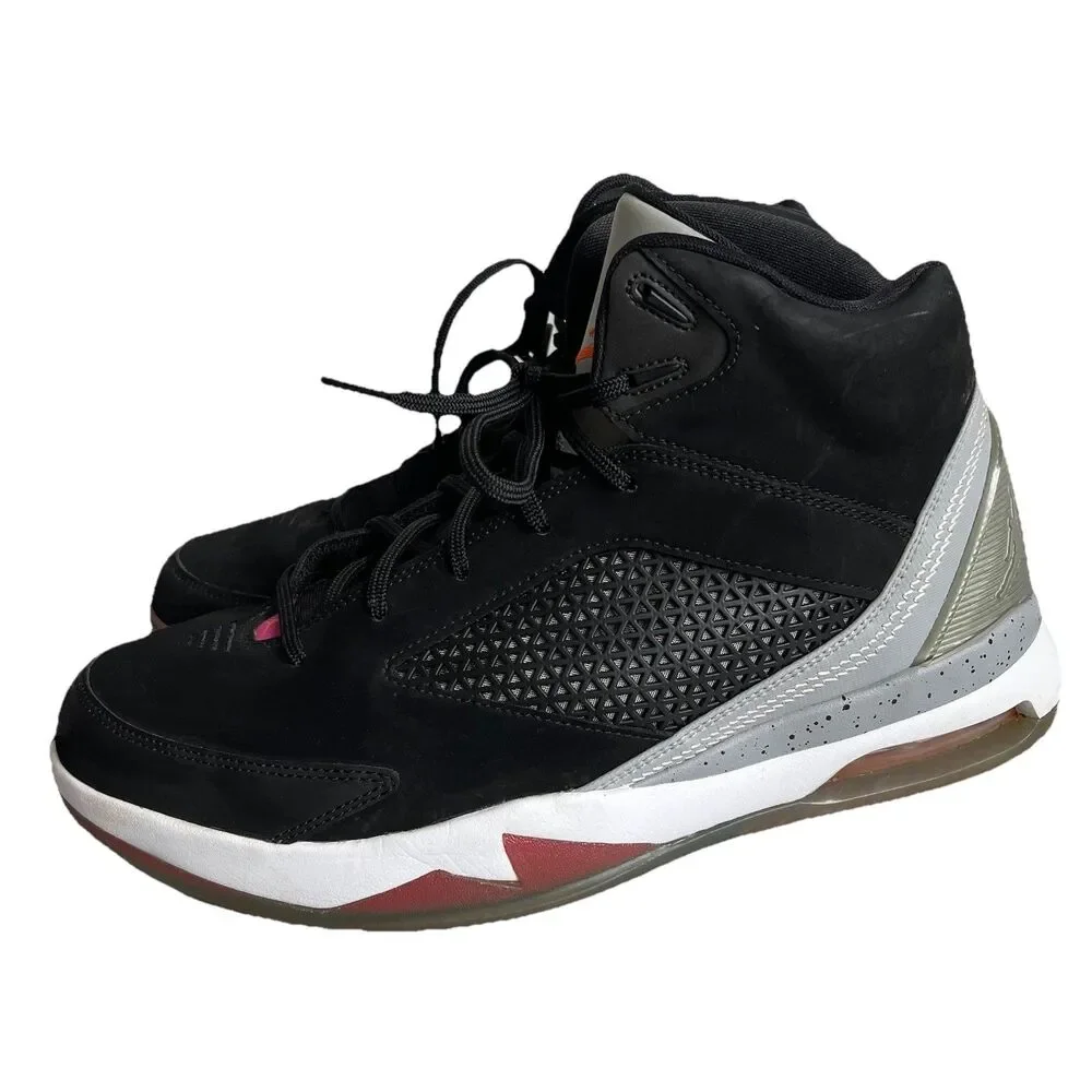 Nike Air Jordan Flight Remix 679680-081 Men's Basketball Shoes Black Size 10.5 M